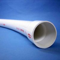 PVC bocht 45º 1,20 mtr Mdl 75 flex