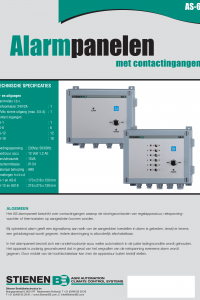 Stienen BE alarmpanelen AS